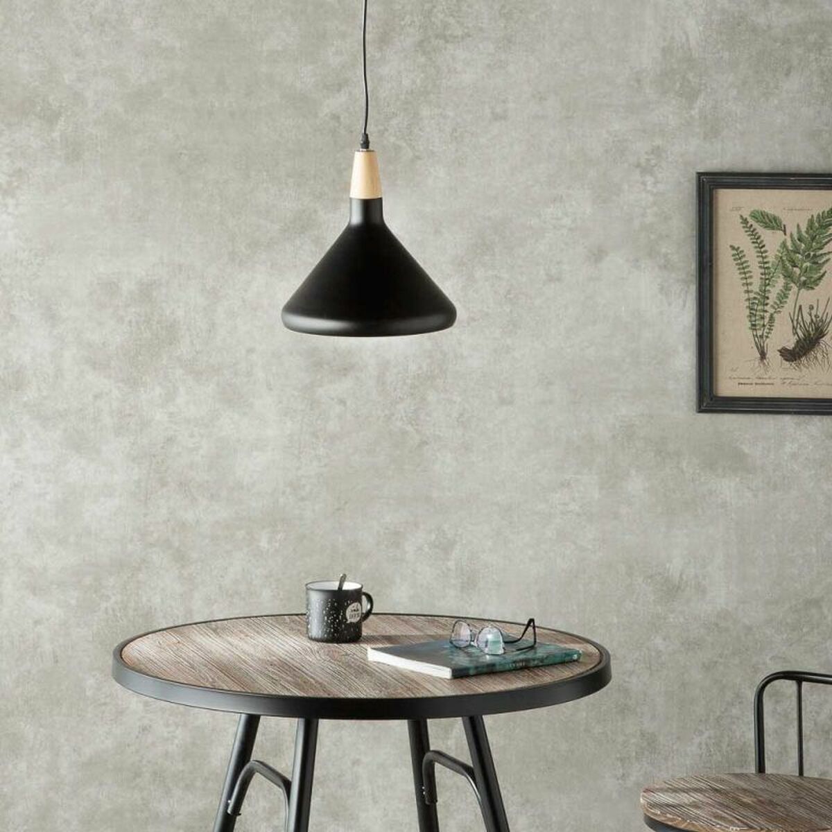 Lampadario Alexandra House Living Nero